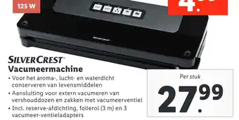 Lidl Silvercrestⓡ vacumeermachine aanbieding