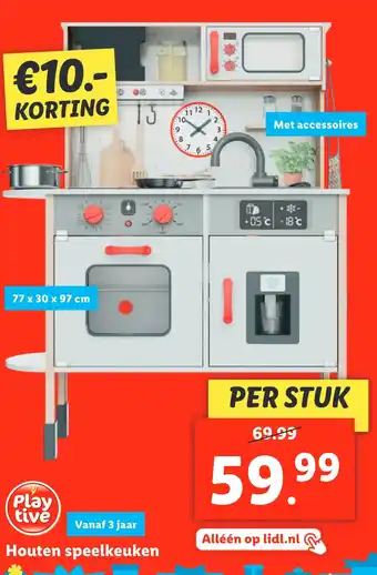 Lidl Houten speelkeuken aanbieding