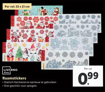 Lidl Livarno home raamstickers aanbieding