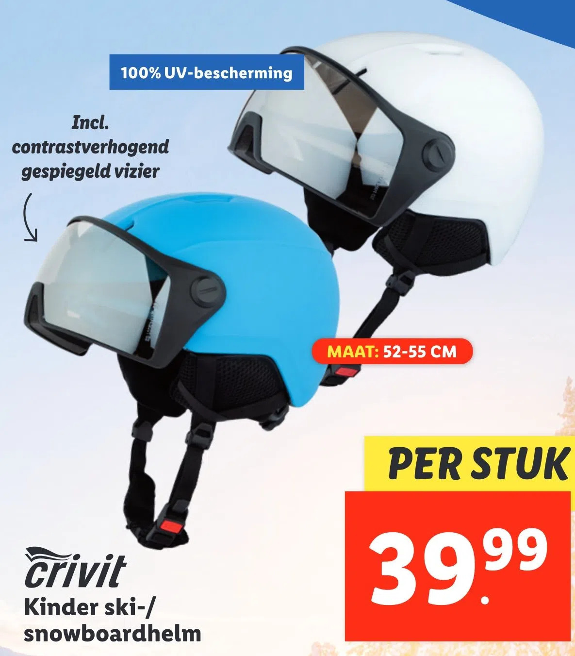 Crivit kinder ski/ snowboardhelm aanbieding bij Lidl
