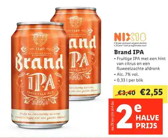 Lidl Brand ipa aanbieding