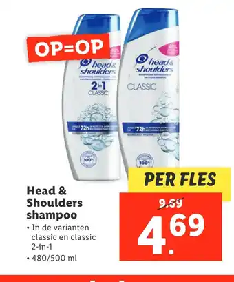 Lidl Head & shoulders shampoo aanbieding