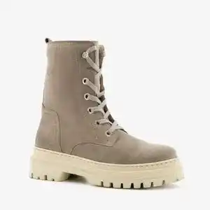 Scapino Hush puppies leren dames veterboots aanbieding