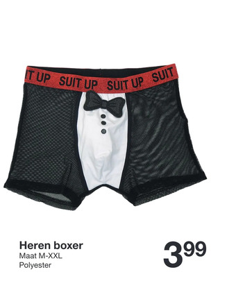 Zeeman Heren boxer aanbieding