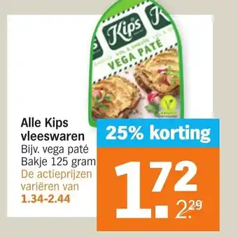 Albert Heijn Alle Kips vleeswaren 125 gram aanbieding