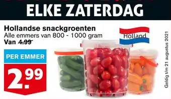 Hoogvliet Hollandse snackgroenten aanbieding