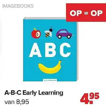 Baby-Dump A-b-c- early learning imagebooks aanbieding