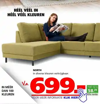 Seats and Sofas North hoekbank aanbieding