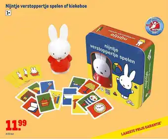 Makro Nijntje verstoppertje spelen of kiekeboe aanbieding