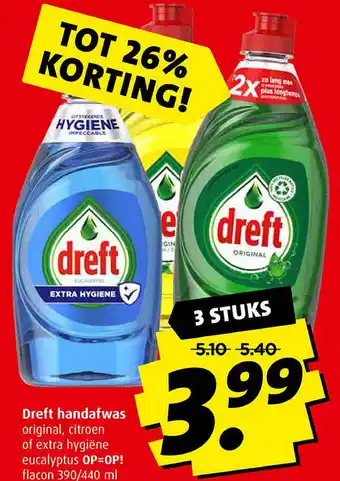 Boni Dreft handafwas aanbieding