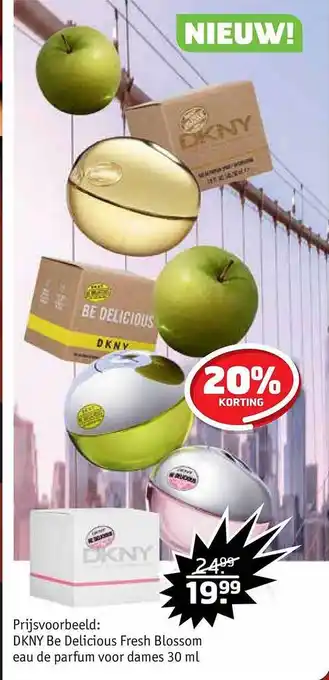 Trekpleister Dkny be delicious fresh blossom eau de parfum voor dame 30 ml 20% korting aanbieding