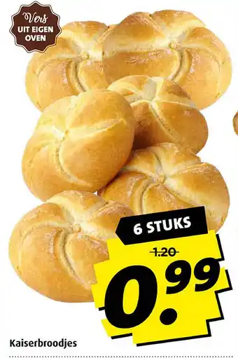 Boni Kaiserbroodjes aanbieding