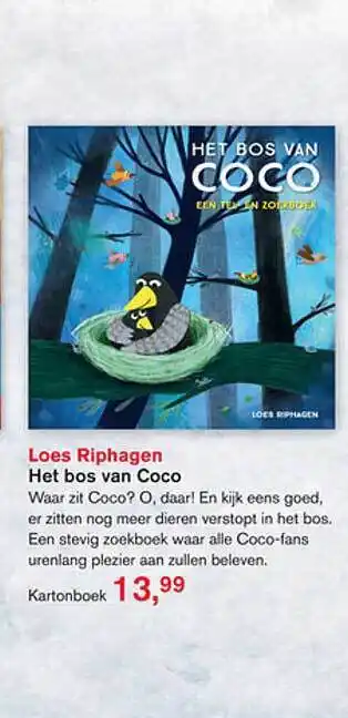 Libris Loes riphagen het bos van coco aanbieding