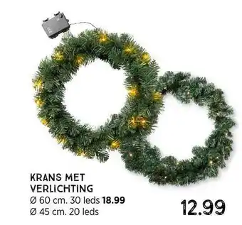 Xenos Krans met verlichting aanbieding