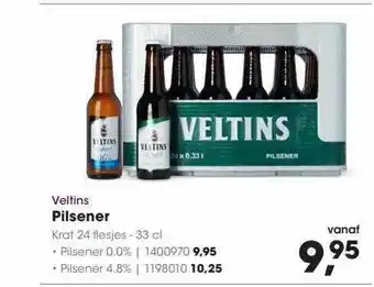 HANOS Veltins pilsener krat 24 flesjes aanbieding