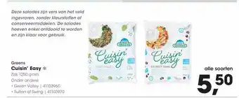 HANOS Greens cuisin' easy aanbieding