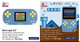 ALDI Retro spel 2.0 aanbieding