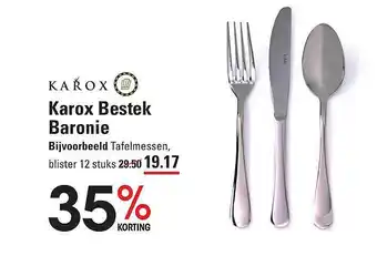 Sligro Karox bestek baronie 35% korting aanbieding