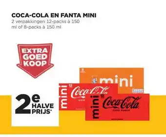 Jumbo Coca-cola en fanta mini aanbieding