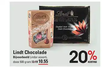 Sligro Lindt chocolade 20% korting aanbieding