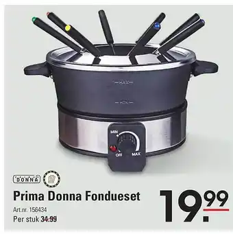 Sligro Primo donna fondueset aanbieding