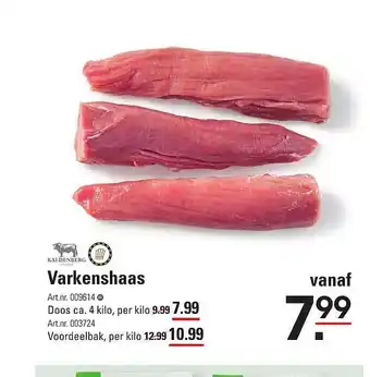 De Kweker Varkenshaas aanbieding