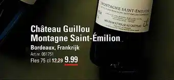 Sligro Château guillou montagne saint-émilion bordeaux, frankrijk aanbieding