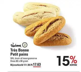 De Kweker Très bonne petit pains aanbieding