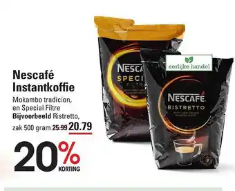 De Kweker Nescafé instantkoffie aanbieding