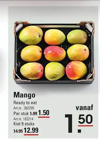 De Kweker Mango ready to eat aanbieding