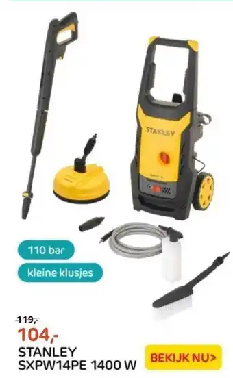 Praxis Stanley sxpw14pe 1400 w aanbieding