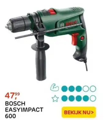 Praxis Bosch easyy impact 600 aanbieding