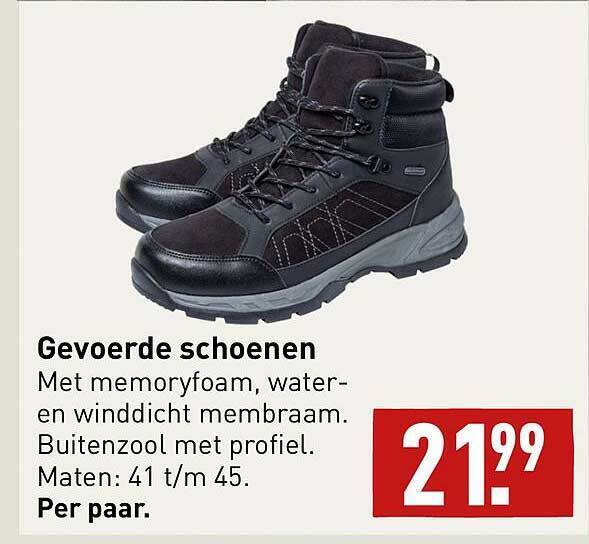 Gevoerde schoenen aanbieding bij ALDI