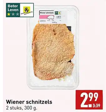 ALDI Wiener schnitzels aanbieding