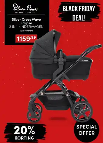 Baby & Tiener Silver cross wave eclipse 2 in 1 kinderwagen aanbieding