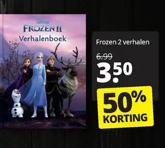 Boekenvoordeel Frozen 2 verhalen aanbieding