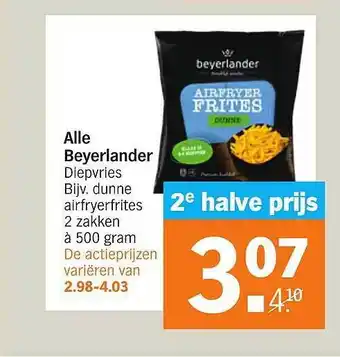 Albert Heijn Alle beyerlander aanbieding