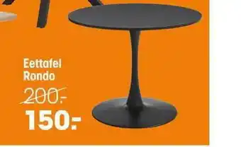 Kwantum Eettafel rondo aanbieding