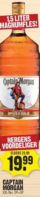 Dirk Captain Morgan 1.5 liter aanbieding