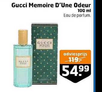 Trekpleister Gucci memoire d'une odeur 100 ml aanbieding