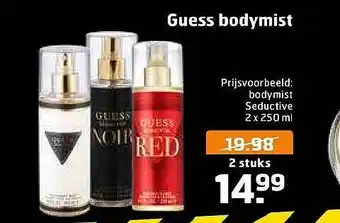 Trekpleister Guess bodymist aanbieding