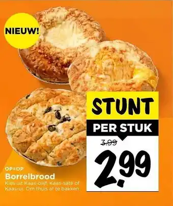 Vomar Voordeelmarkt Borrelbrood aanbieding