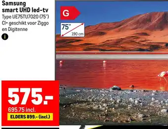 Makro Samsung smart uhd led-tv aanbieding