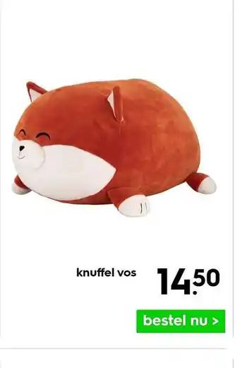 HEMA Knuffel vos aanbieding