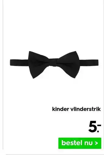 HEMA Kinder vlinderstrik aanbieding