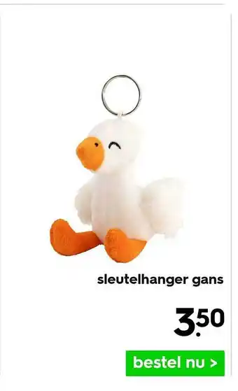 HEMA Sleutelhanger gans aanbieding