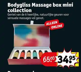 Kruidvat Bodygliss massage box mini collection aanbieding