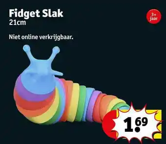 Kruidvat Fidget slak aanbieding