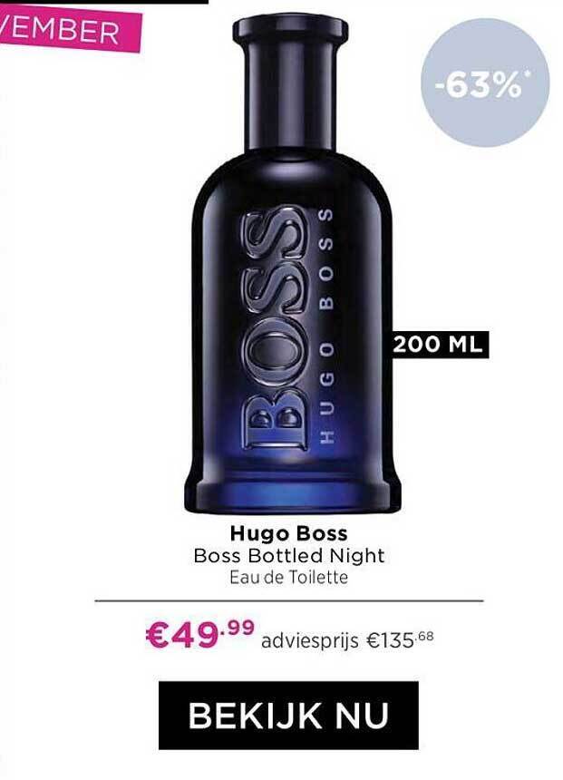 Hugo boss boss bottled night aanbieding bij ICI Paris XL