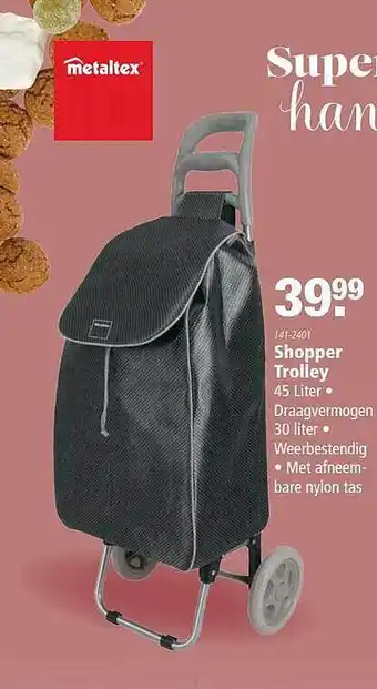 Marskramer Shopper trolley aanbieding